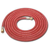 6MM 5MTR 3/8 FITTED RED HOSE
