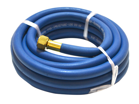 8MM 5MTR 3/8 FITTED BLUE HOSE